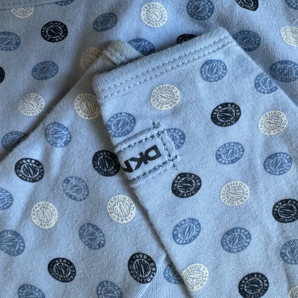 DKNY BABY 6-9 months Boys blue long sleeve quilted snap up outerwear - Picture 7 of 15